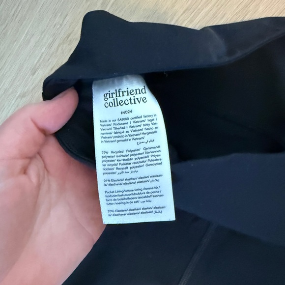 Girlfriend Collective Black Leggings Size M - Picture 4 of 4